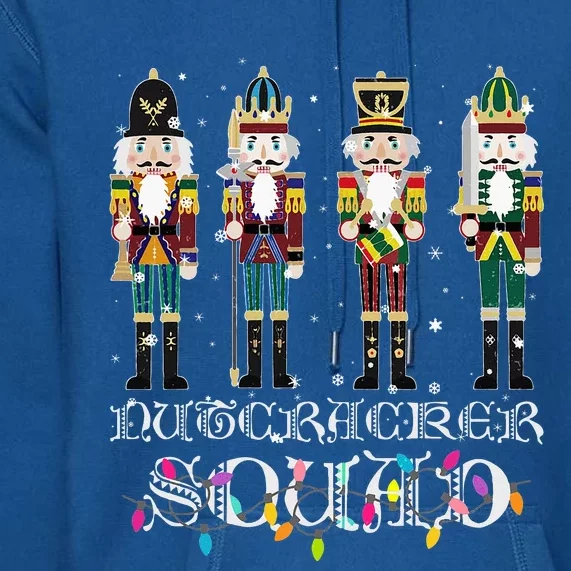 Nutcracker Squad Holiday Ballet Dance Christmas Premium Hoodie