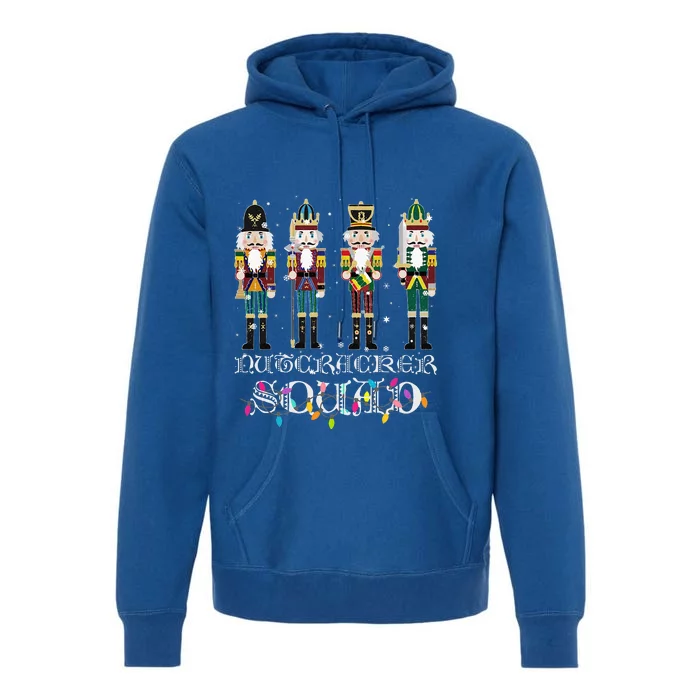 Nutcracker Squad Holiday Ballet Dance Christmas Premium Hoodie