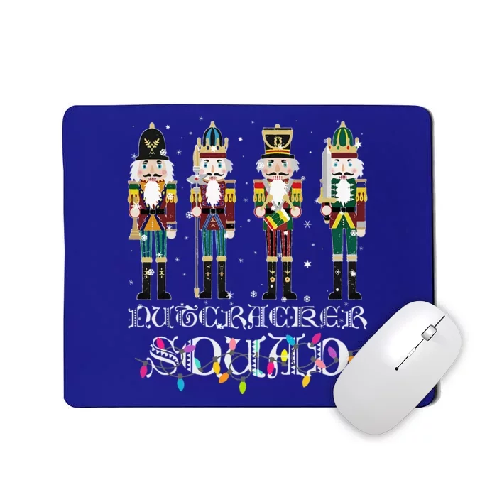 Nutcracker Squad Holiday Ballet Dance Christmas Mousepad