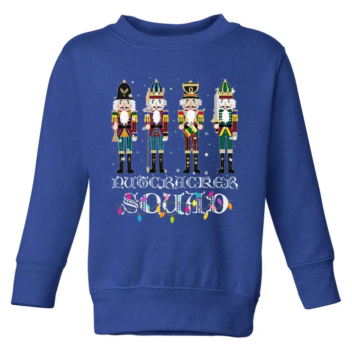 Nutcracker Squad Holiday Ballet Dance Christmas Toddler Sweatshirt