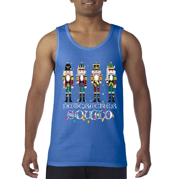 Nutcracker Squad Holiday Ballet Dance Christmas Tank Top