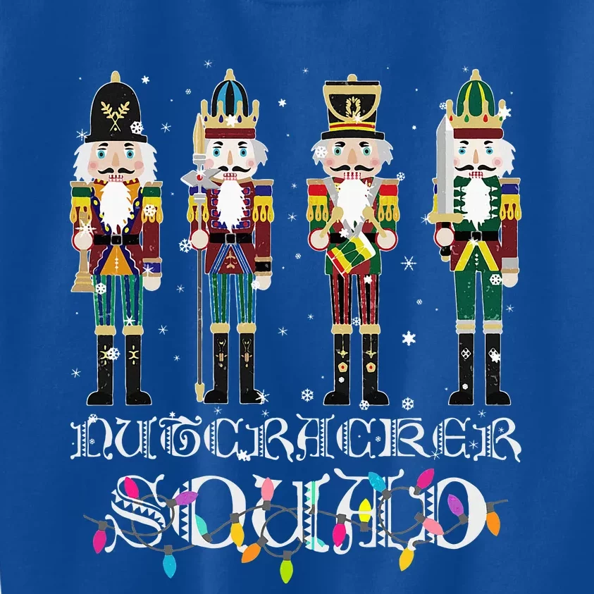 Nutcracker Squad Holiday Ballet Dance Christmas Kids Sweatshirt