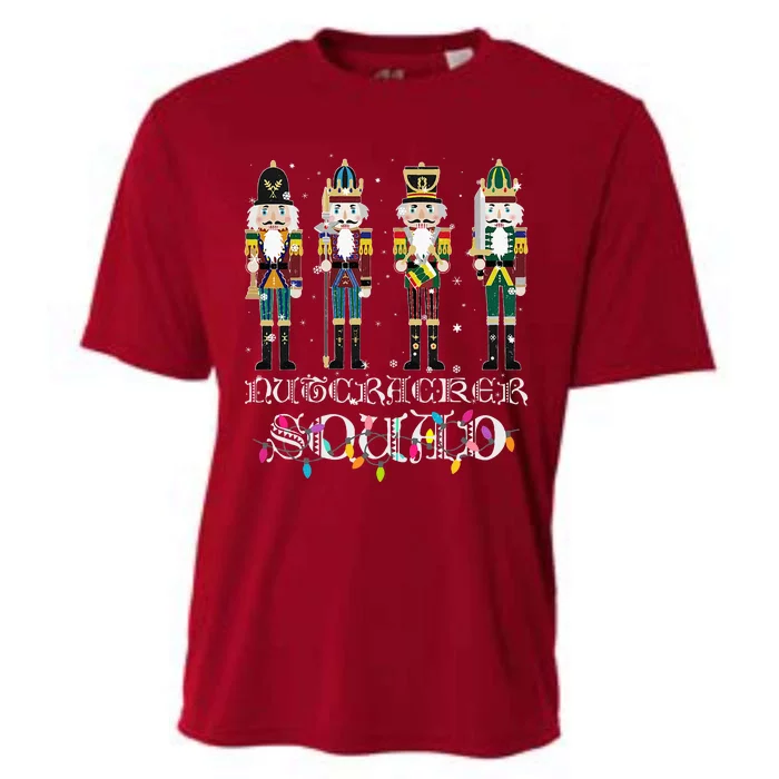 Nutcracker Squad Holiday Ballet Dance Christmas Cooling Performance Crew T-Shirt