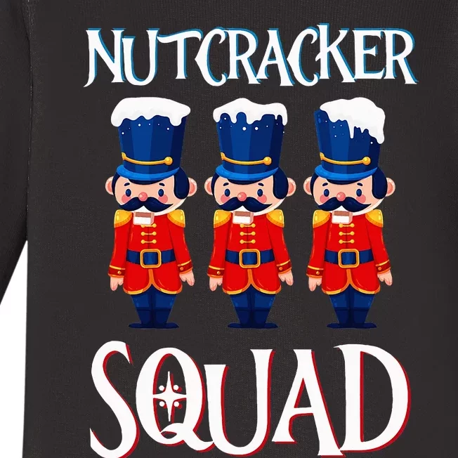 Nutcracker Squad Holiday Nutcracker Ballet Xmas Baby Long Sleeve Bodysuit