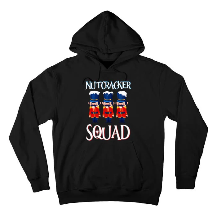 Nutcracker Squad Holiday Nutcracker Ballet Xmas Tall Hoodie