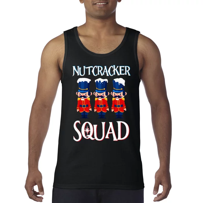 Nutcracker Squad Holiday Nutcracker Ballet Xmas Tank Top