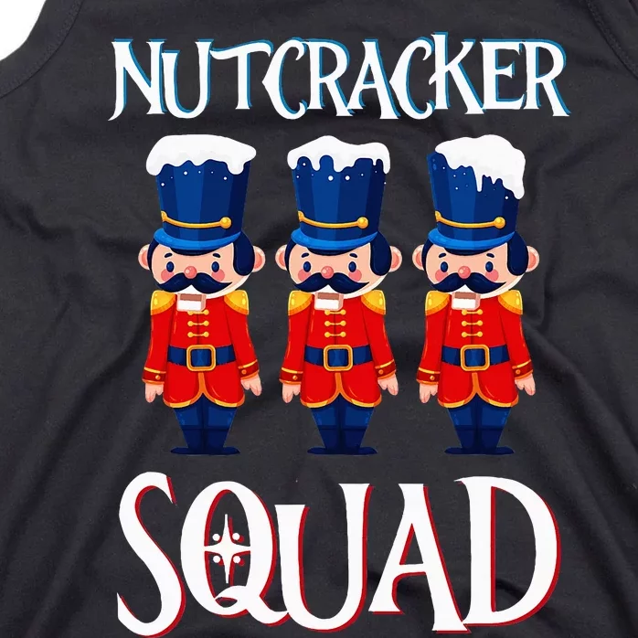 Nutcracker Squad Holiday Nutcracker Ballet Xmas Tank Top