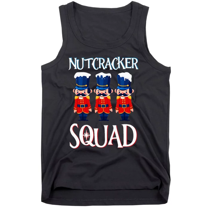 Nutcracker Squad Holiday Nutcracker Ballet Xmas Tank Top