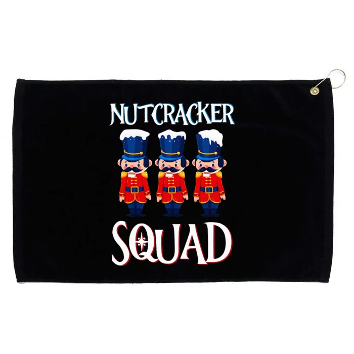 Nutcracker Squad Holiday Nutcracker Ballet Xmas Grommeted Golf Towel