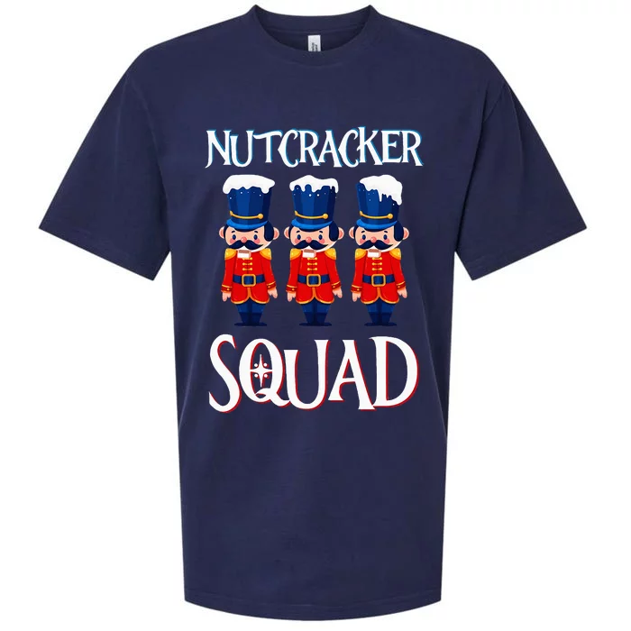 Nutcracker Squad Holiday Nutcracker Ballet Xmas Sueded Cloud Jersey T-Shirt