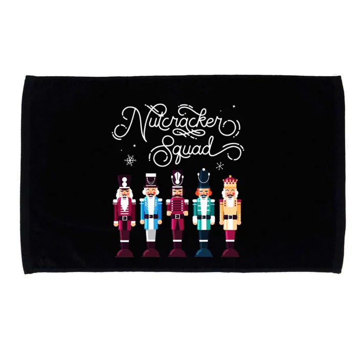 Nutcracker Squad Holiday Christmas Cute Microfiber Hand Towel