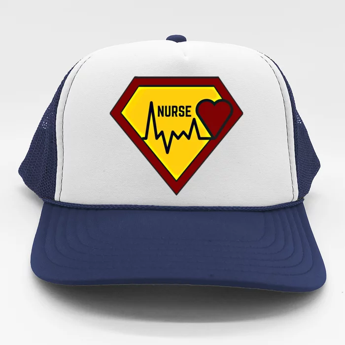 Nurse Super Hero Gift Trucker Hat