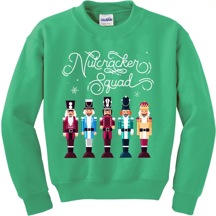 Nutcracker Squad Holiday Christmas Kids Sweatshirt