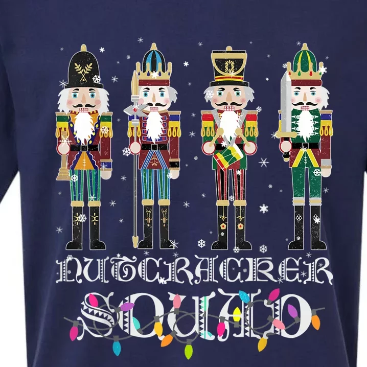 Nutcracker Squad Holiday Ballet Dance Funny Christmas Sueded Cloud Jersey T-Shirt