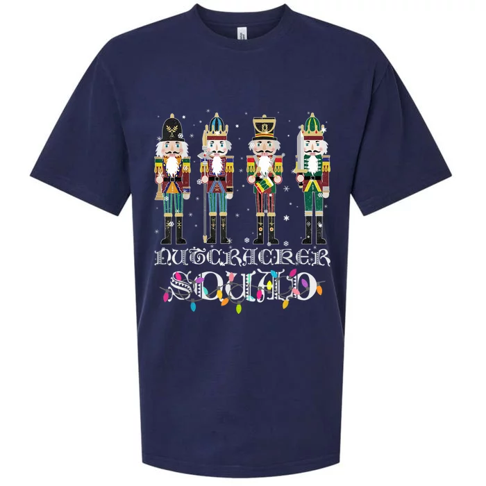 Nutcracker Squad Holiday Ballet Dance Funny Christmas Sueded Cloud Jersey T-Shirt