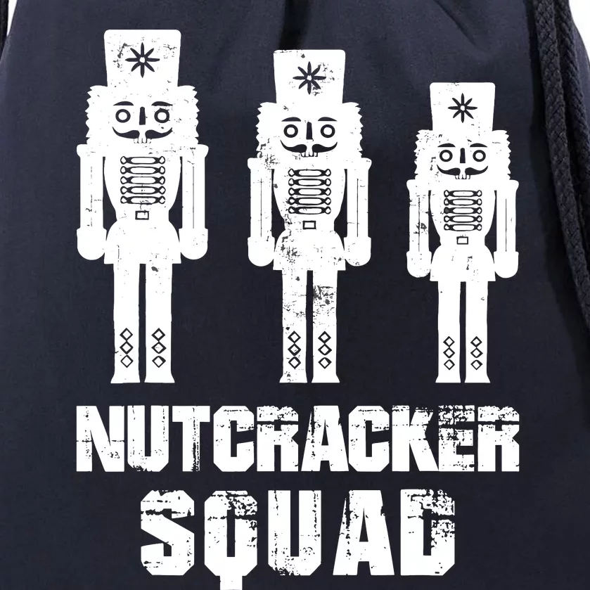 Nutcracker Squad Holiday Ballet Dance Matching Christmas Drawstring Bag