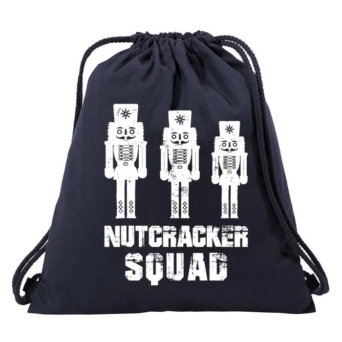 Nutcracker Squad Holiday Ballet Dance Matching Christmas Drawstring Bag