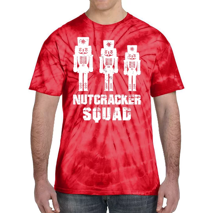 Nutcracker Squad Holiday Ballet Dance Matching Christmas Tie-Dye T-Shirt