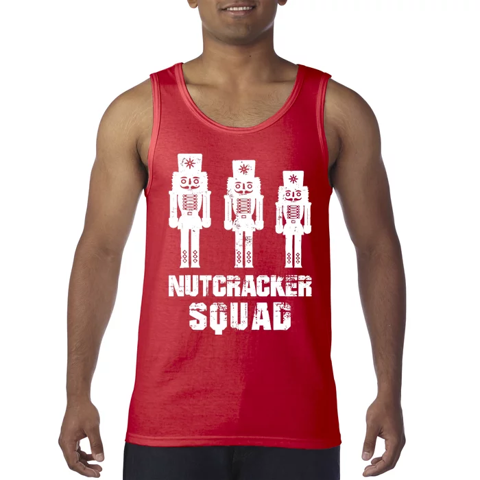 Nutcracker Squad Holiday Ballet Dance Matching Christmas Tank Top