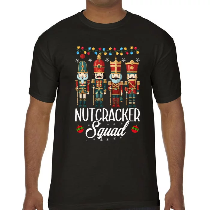 Nutcracker Squad Holiday Christmas Pajama Comfort Colors T-Shirt