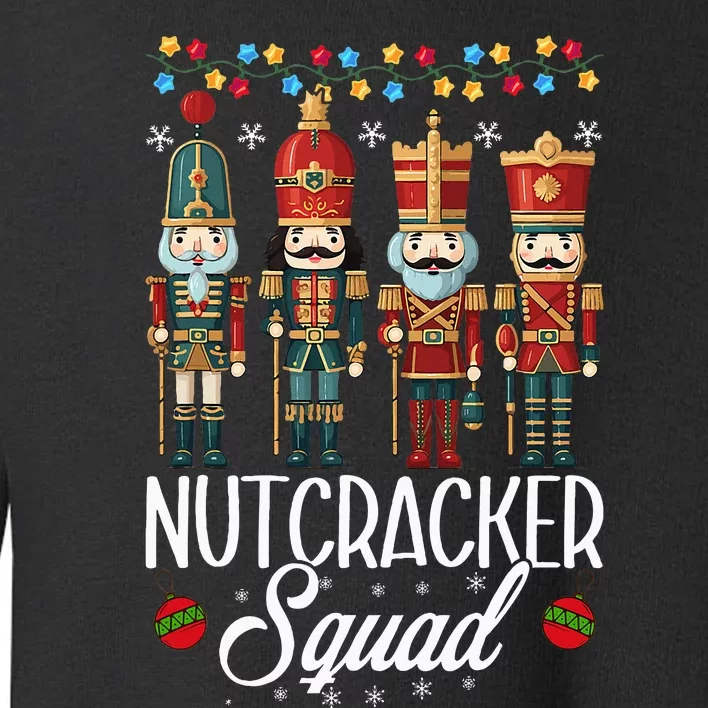 Nutcracker Squad Holiday Christmas Pajama Toddler Sweatshirt