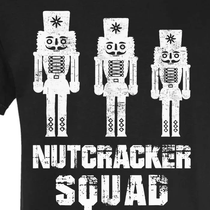 Nutcracker Squad Holiday Ballet Dance Matching Christmas Garment-Dyed Heavyweight T-Shirt