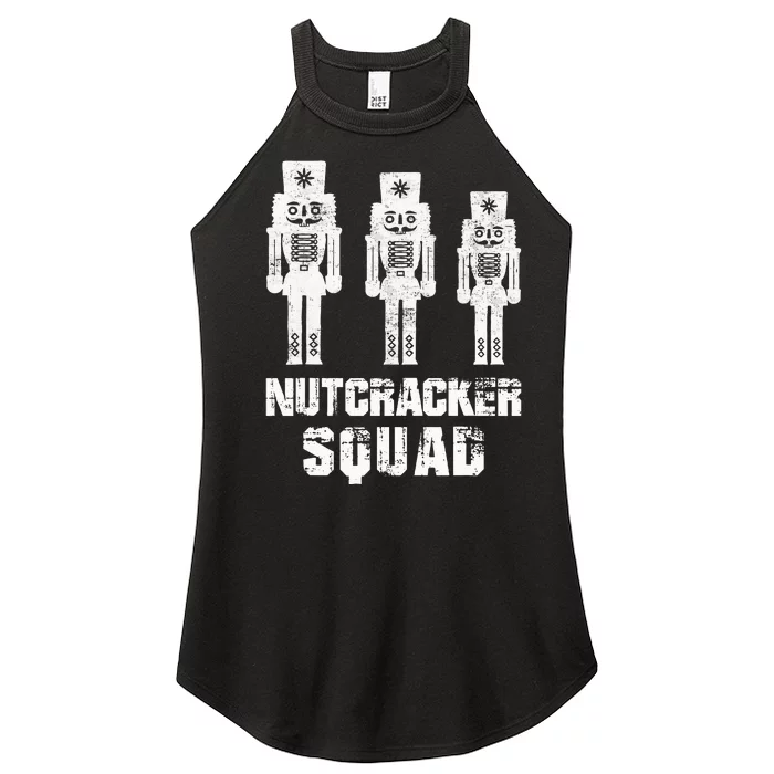 Nutcracker Squad Holiday Ballet Dance Matching Christmas Women’s Perfect Tri Rocker Tank