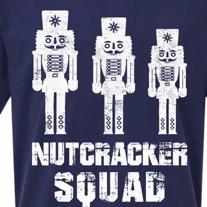 Nutcracker Squad Holiday Ballet Dance Matching Christmas Sueded Cloud Jersey T-Shirt