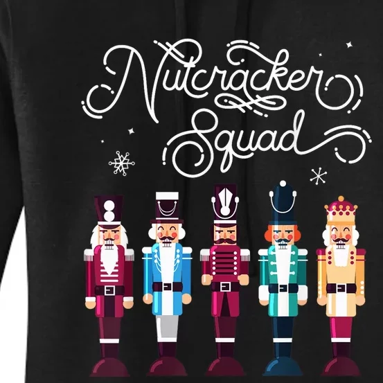 Nutcracker Squad Holiday Christmas Boy Girls Wo  Cute Women's Pullover Hoodie