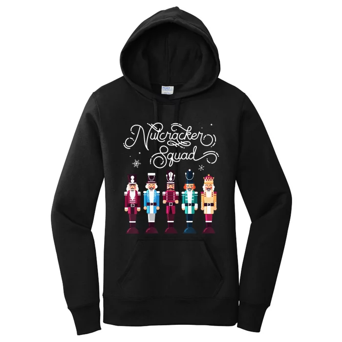 Nutcracker Squad Holiday Christmas Boy Girls Wo  Cute Women's Pullover Hoodie