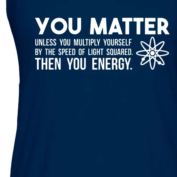 Nerd Science Humorous Humor Nerd Ladies Essential Flowy Tank