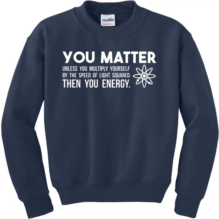 Nerd Science Humorous Humor Nerd Kids Sweatshirt