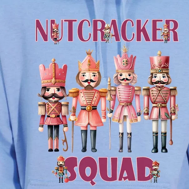 Nutcracker Squad Holiday Christmas  Funny Unisex Surf Hoodie