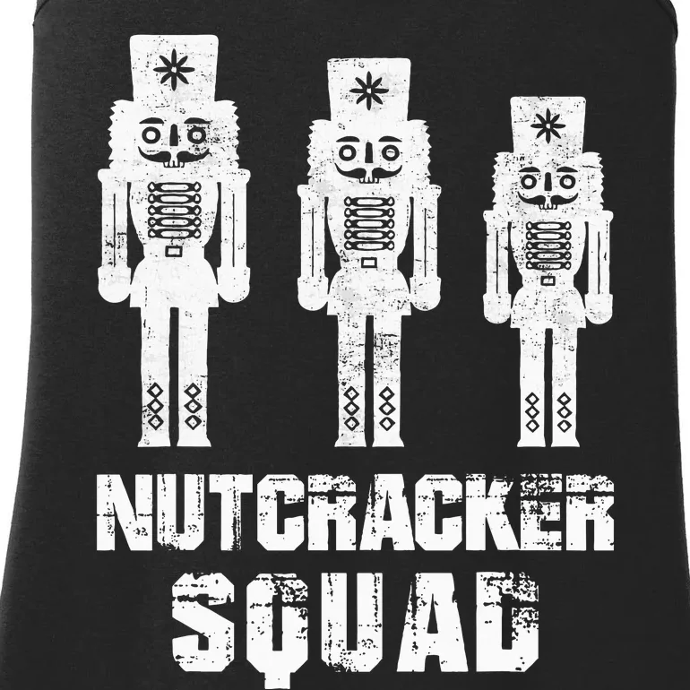 Nutcracker Squad Holiday Ballet Dance Matching Christmas Ladies Essential Tank