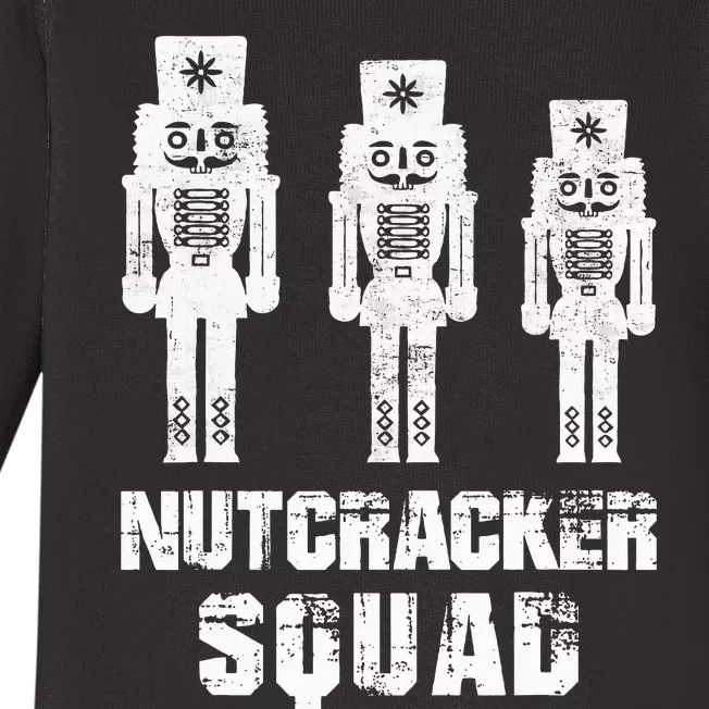 Nutcracker Squad Holiday Ballet Dance Matching Christmas Baby Long Sleeve Bodysuit