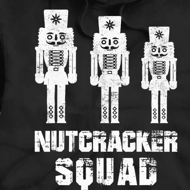 Nutcracker Squad Holiday Ballet Dance Matching Christmas Tie Dye Hoodie