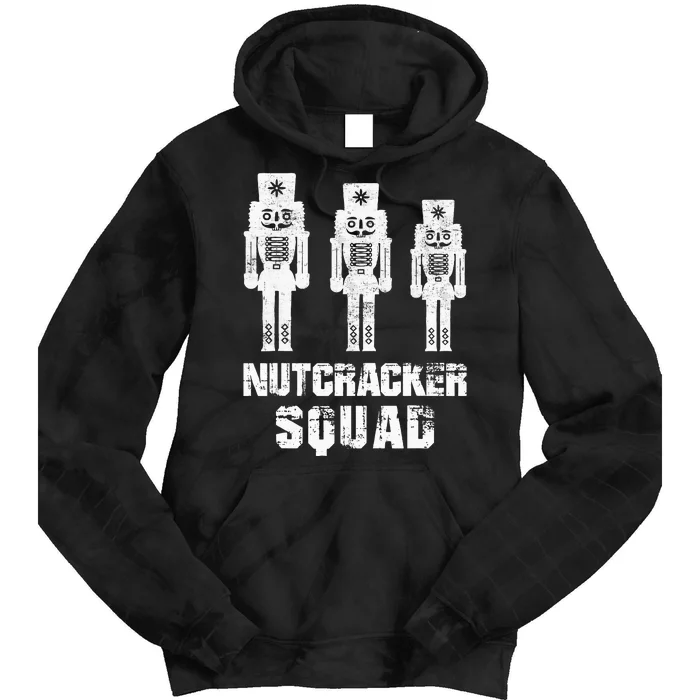 Nutcracker Squad Holiday Ballet Dance Matching Christmas Tie Dye Hoodie