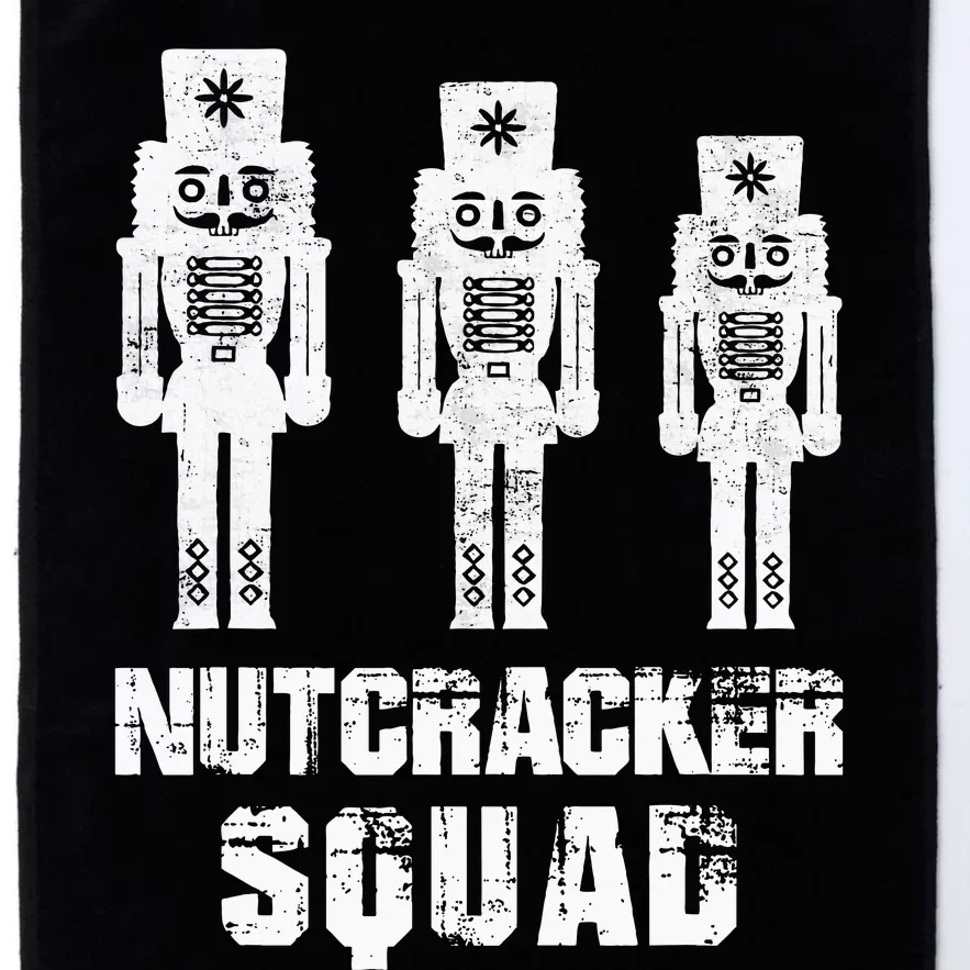 Nutcracker Squad Holiday Ballet Dance Matching Christmas Platinum Collection Golf Towel