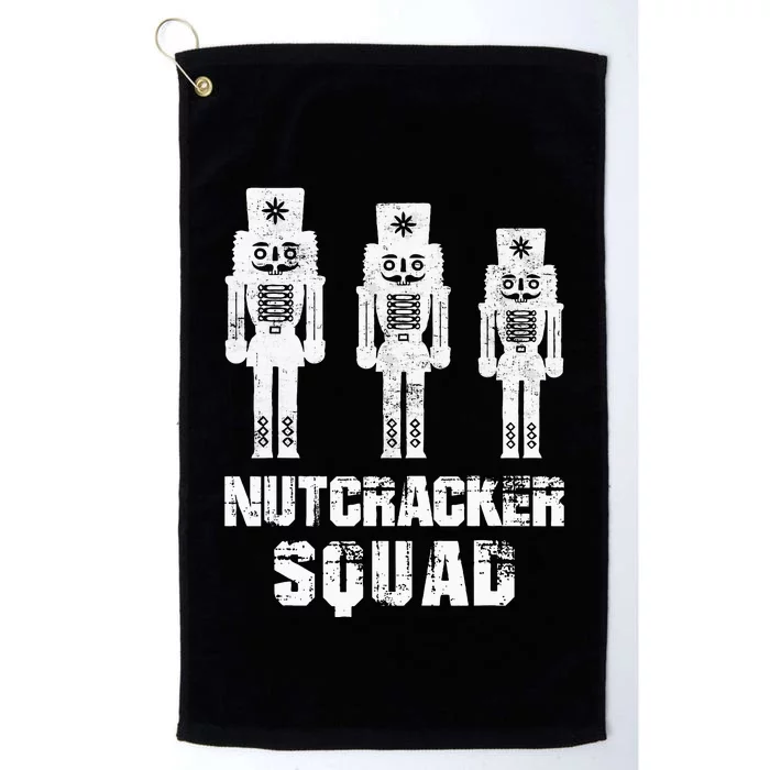 Nutcracker Squad Holiday Ballet Dance Matching Christmas Platinum Collection Golf Towel