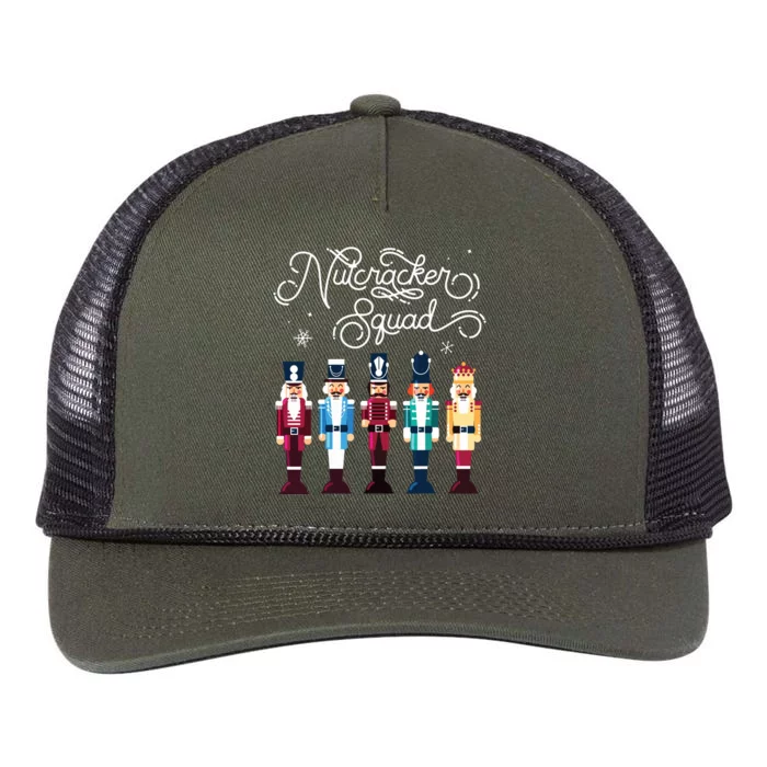 Nutcracker Squad Holiday Christmas Boy Girls Women Cute Retro Rope Trucker Hat Cap