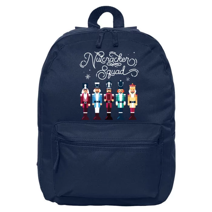 Nutcracker Squad Holiday Christmas Boy Girls Women Cute 16 in Basic Backpack