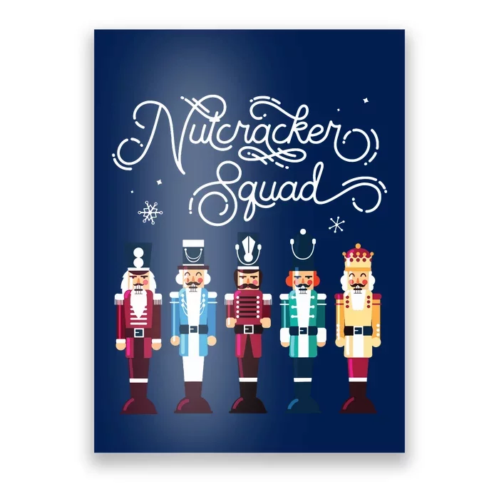 Nutcracker Squad Holiday Christmas Boy Girls Women Cute Poster