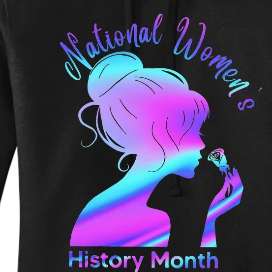 National 's History Month March Woman Women's Pullover Hoodie