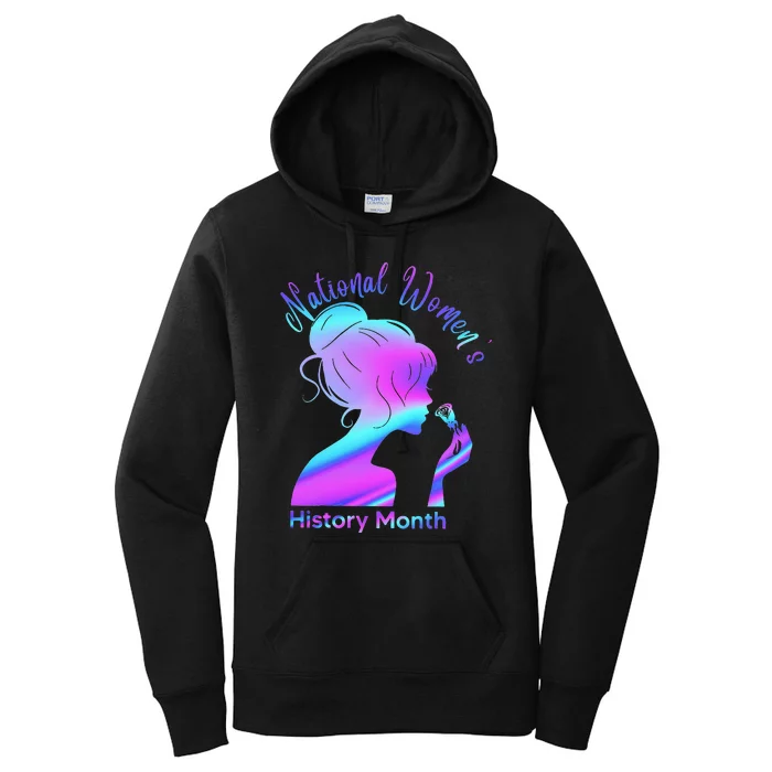 National 's History Month March Woman Women's Pullover Hoodie