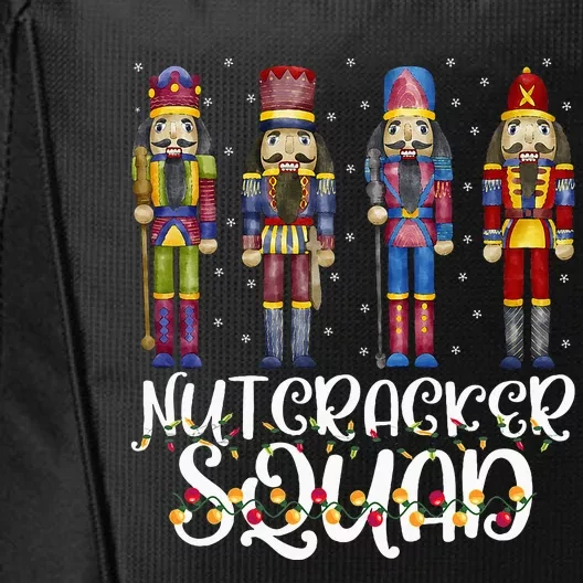 Nutcracker Squad Holiday Christmas Pajama City Backpack