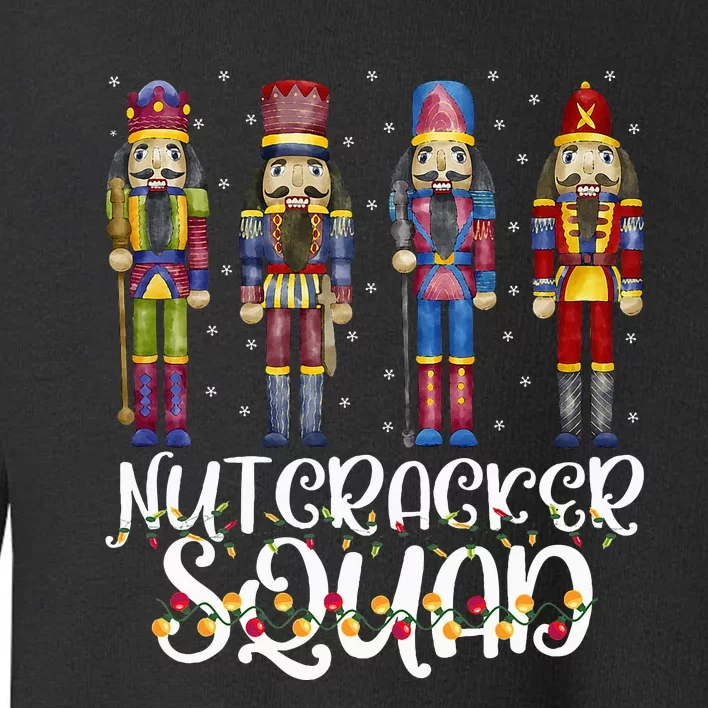 Nutcracker Squad Holiday Christmas Pajama Toddler Sweatshirt