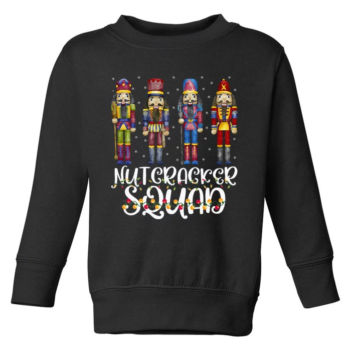 Nutcracker Squad Holiday Christmas Pajama Toddler Sweatshirt