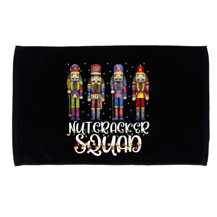 Nutcracker Squad Holiday Christmas Pajama Microfiber Hand Towel