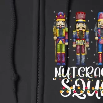 Nutcracker Squad Holiday Christmas Pajama Full Zip Hoodie