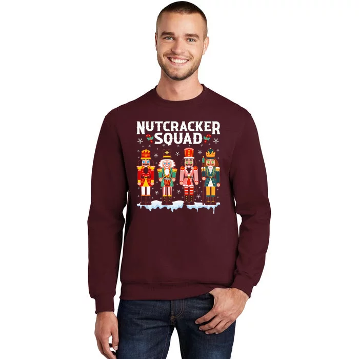 Nutcracker Squad Holiday Christmas Pajama Tall Sweatshirt